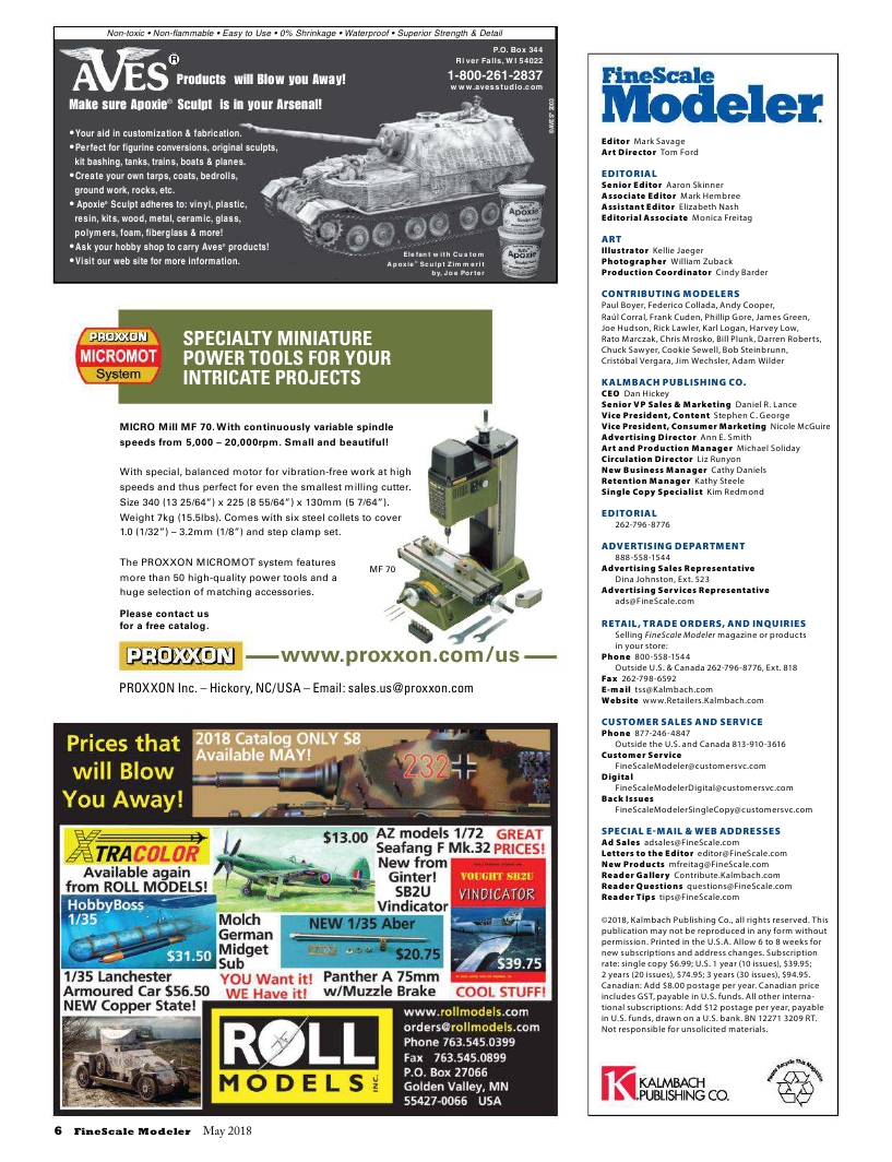 FineScale Modeler 2018-05 (Vol36-05)